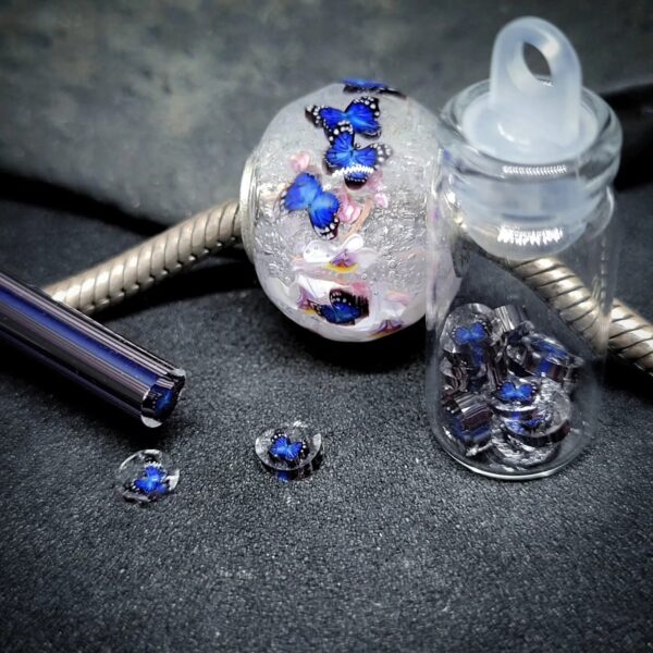 Blue Butterfly Murrini Set 13pcs