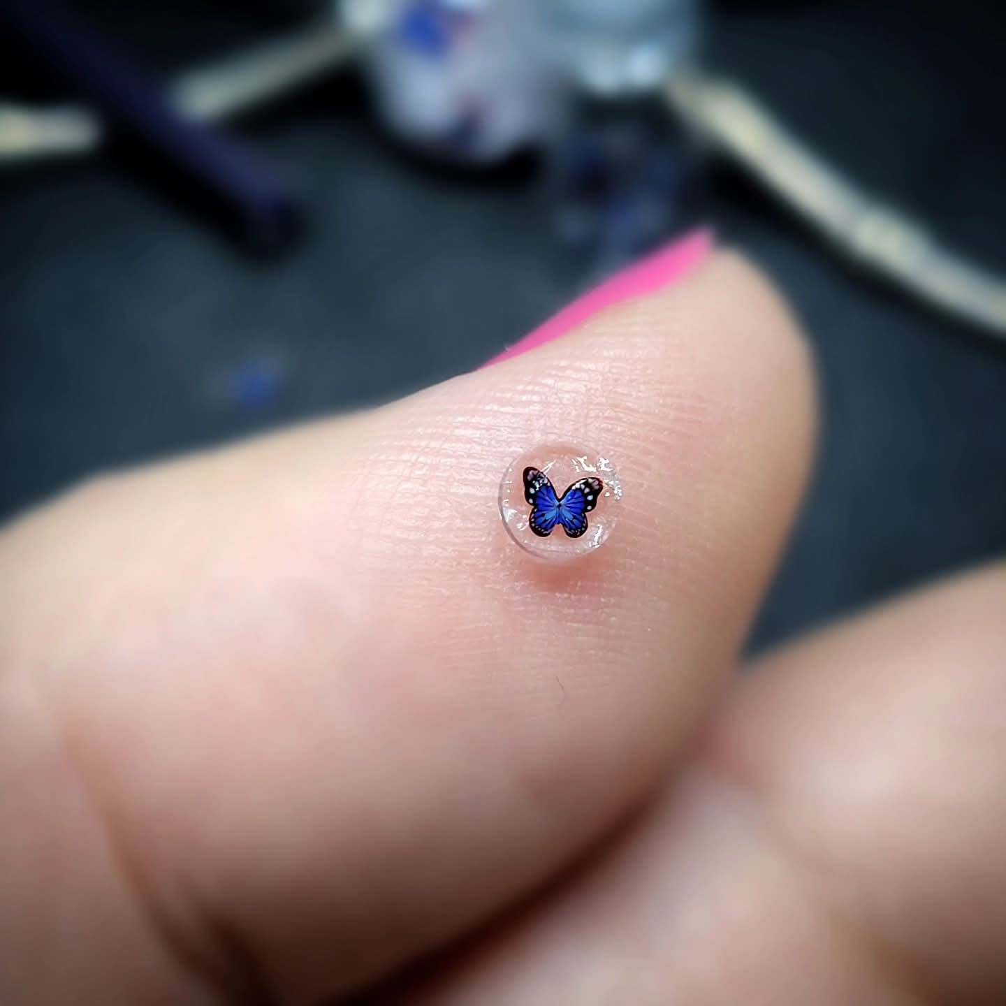 Blue Butterfly Murrini - Image 2