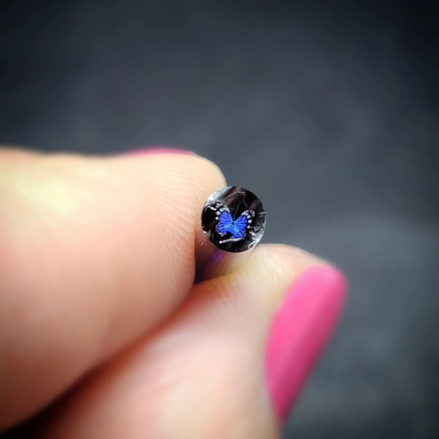 Blue Butterfly Murrini - Image 3