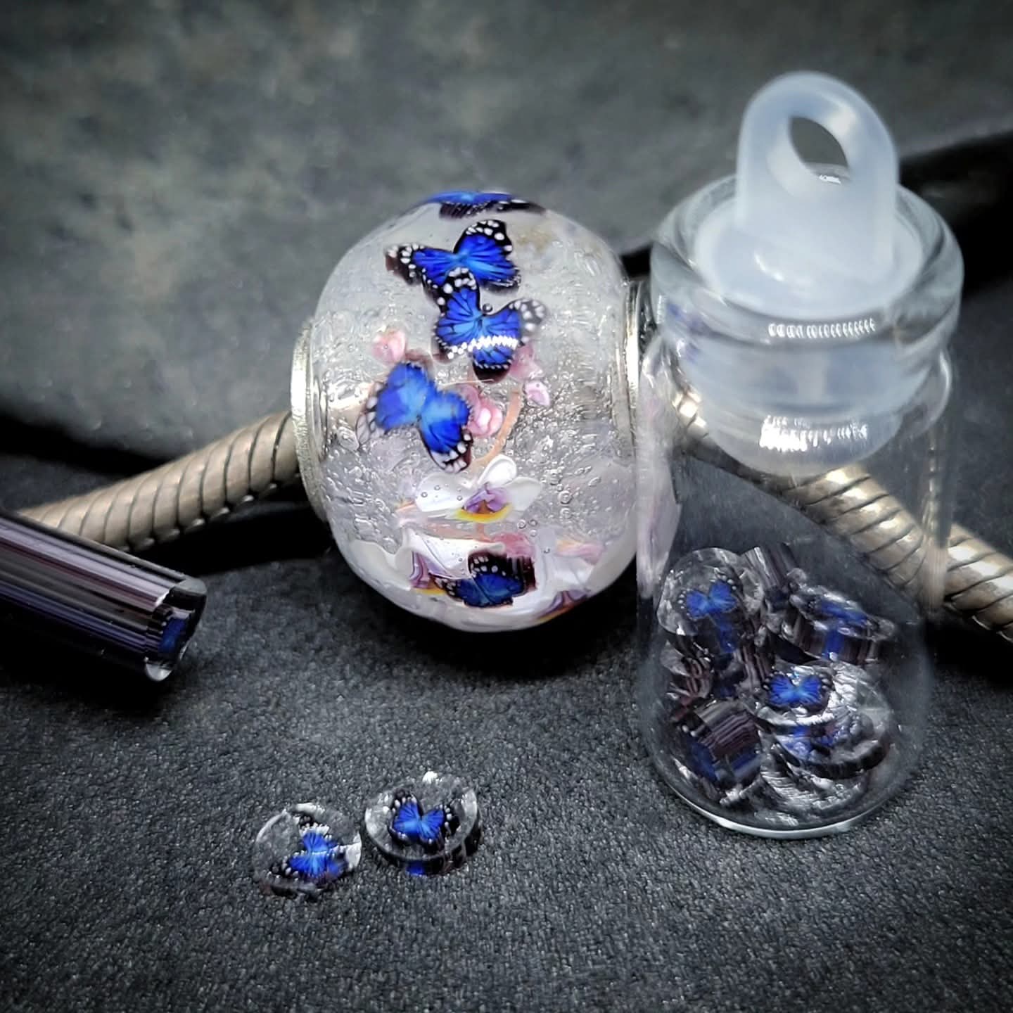 Blue Butterfly Murrini - Image 4