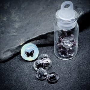 Black Butterfly Murrini Set 13Pcs set.