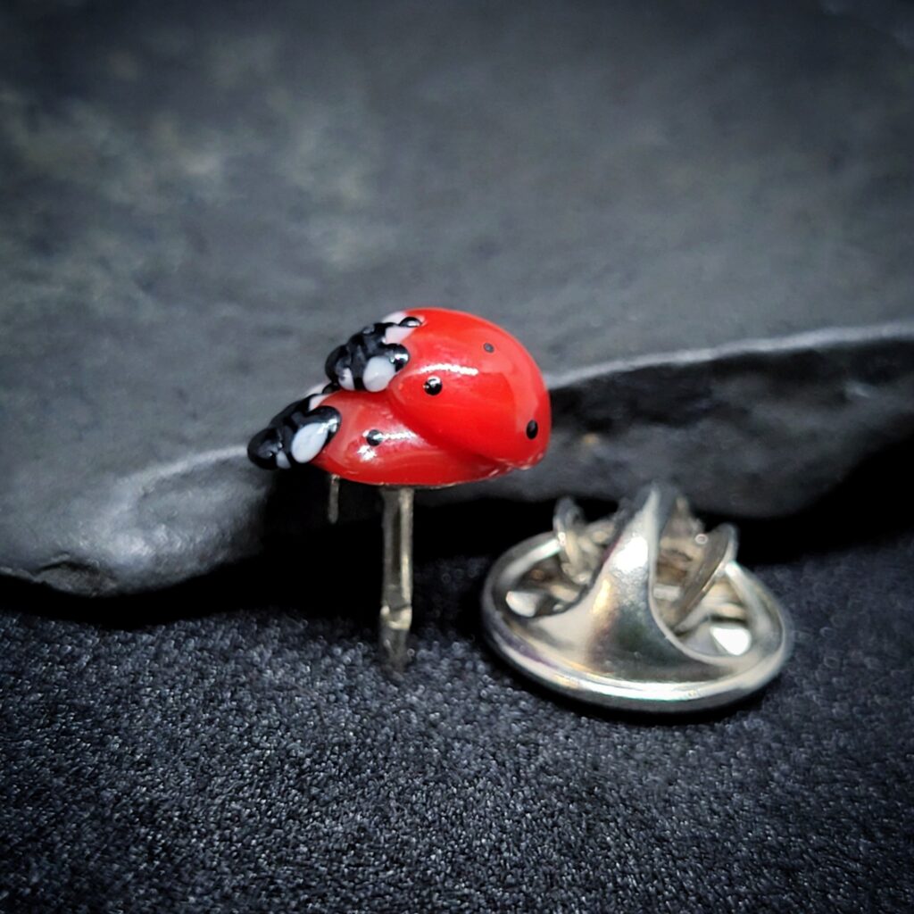 Ladybug Love Story Pin