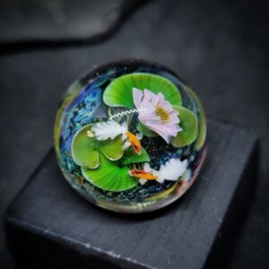 koy fish pond marble 2
