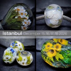 Istanbul Turkey, Kadriye Camcı Glass Studio, Session #3, 4 days