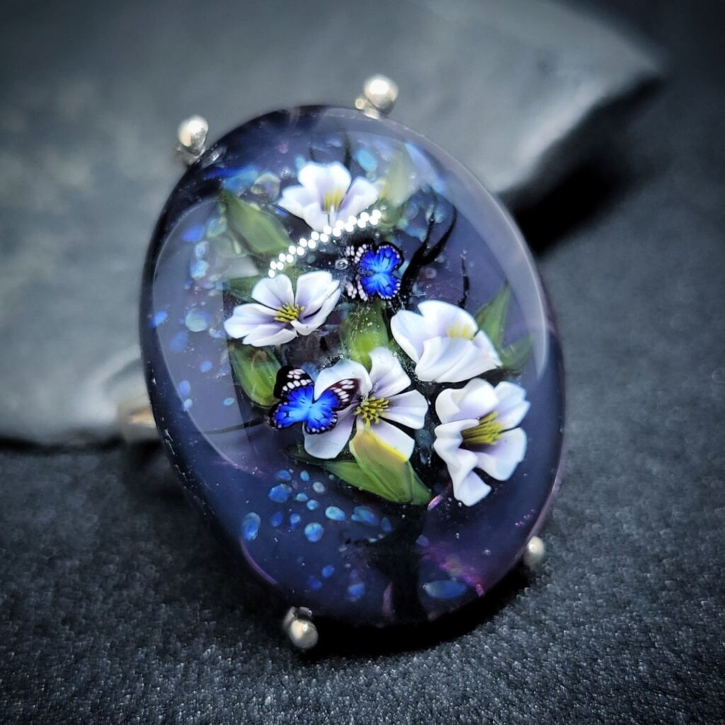 cherry blossom cabochon
